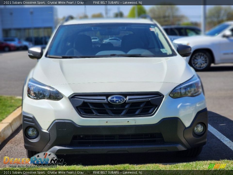 2021 Subaru Crosstrek Sport Crystal White Pearl / Gray Photo #2