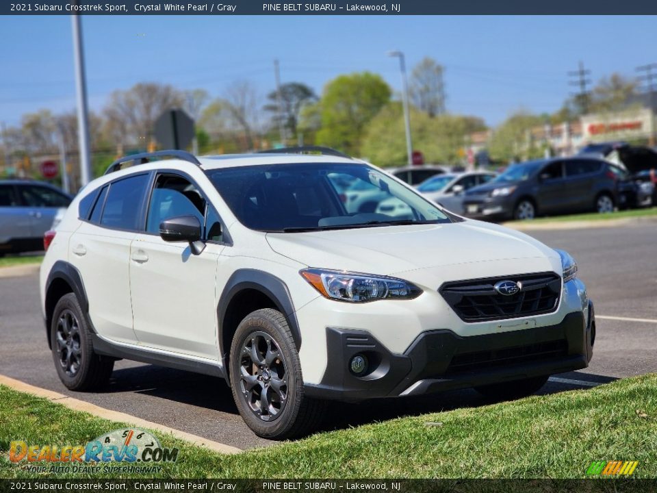 2021 Subaru Crosstrek Sport Crystal White Pearl / Gray Photo #3