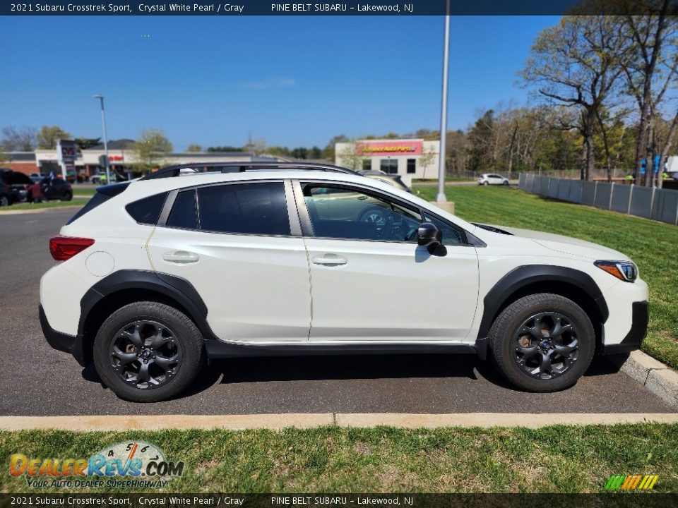 2021 Subaru Crosstrek Sport Crystal White Pearl / Gray Photo #4