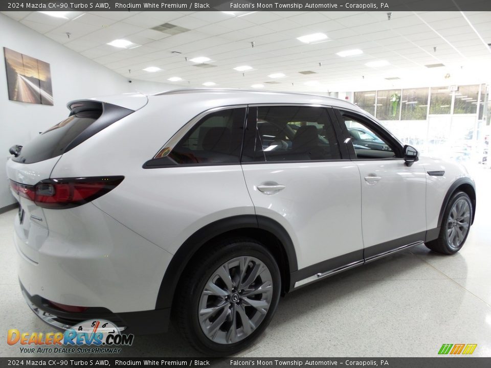 2024 Mazda CX-90 Turbo S AWD Rhodium White Premium / Black Photo #2