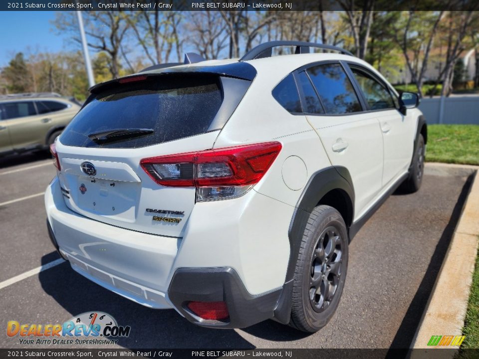 2021 Subaru Crosstrek Sport Crystal White Pearl / Gray Photo #7