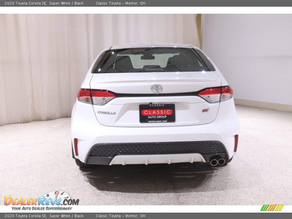 2020 Toyota Corolla SE Super White / Black Photo #17