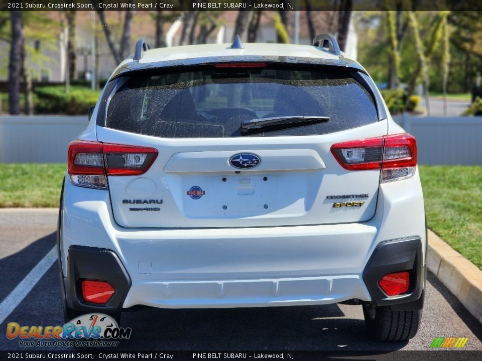 2021 Subaru Crosstrek Sport Crystal White Pearl / Gray Photo #8