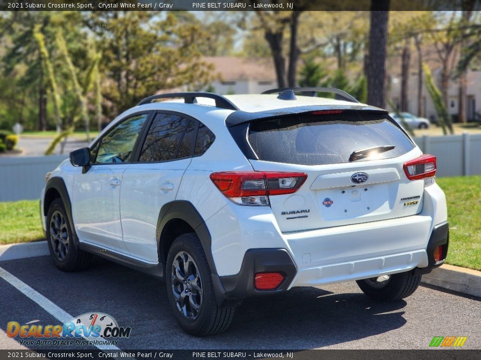 2021 Subaru Crosstrek Sport Crystal White Pearl / Gray Photo #9