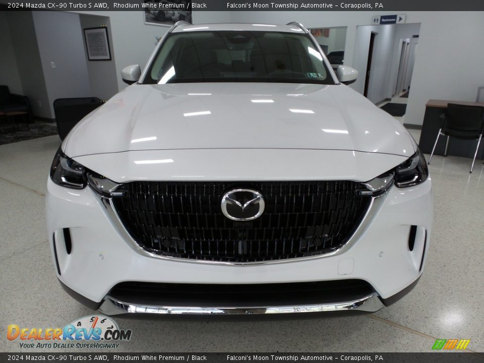 2024 Mazda CX-90 Turbo S AWD Rhodium White Premium / Black Photo #8