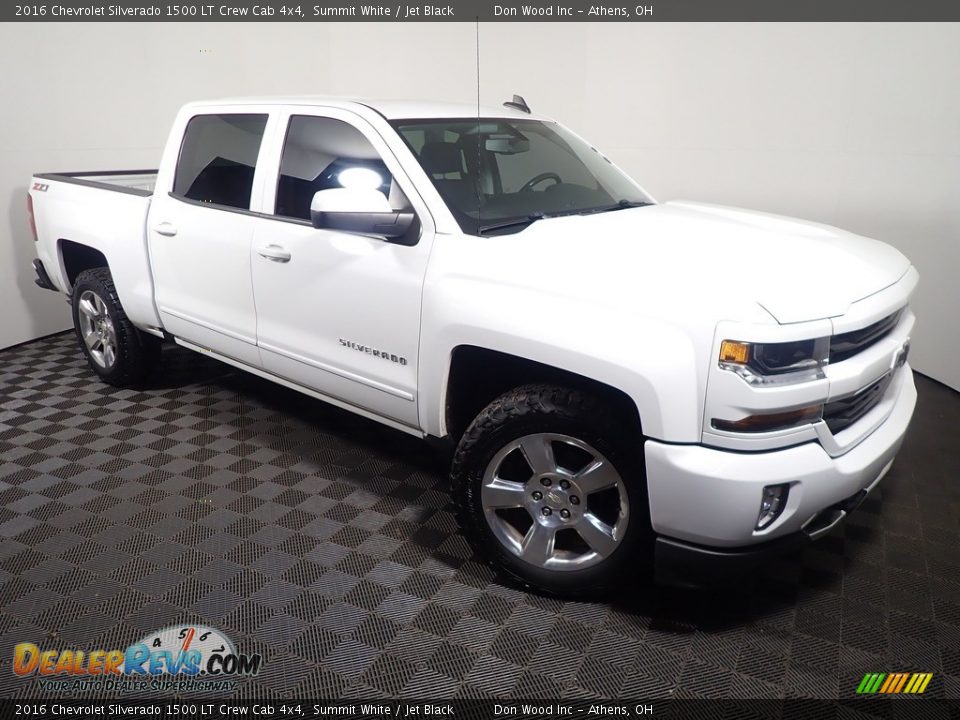2016 Chevrolet Silverado 1500 LT Crew Cab 4x4 Summit White / Jet Black Photo #4