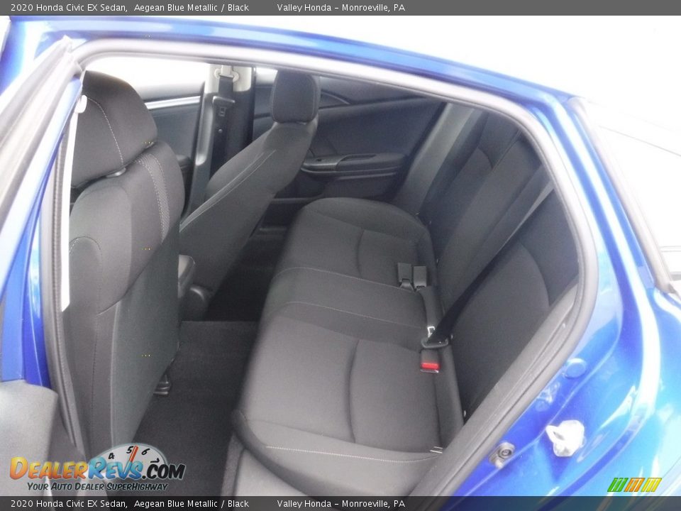 2020 Honda Civic EX Sedan Aegean Blue Metallic / Black Photo #28