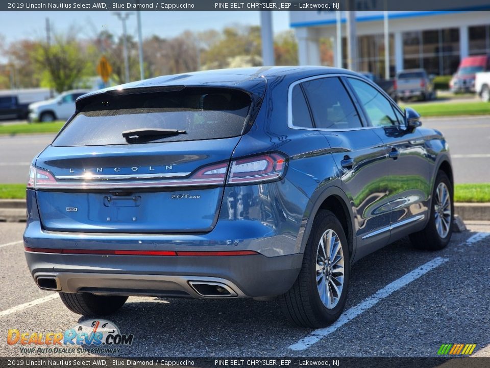 2019 Lincoln Nautilus Select AWD Blue Diamond / Cappuccino Photo #6