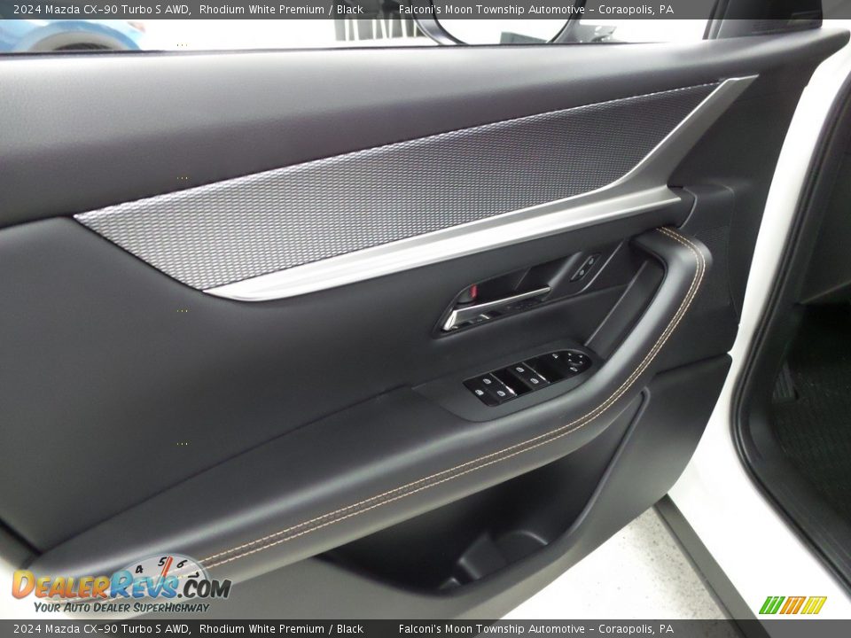 2024 Mazda CX-90 Turbo S AWD Rhodium White Premium / Black Photo #14