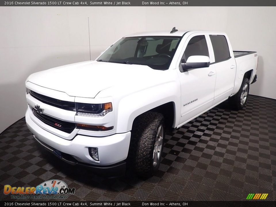 2016 Chevrolet Silverado 1500 LT Crew Cab 4x4 Summit White / Jet Black Photo #9