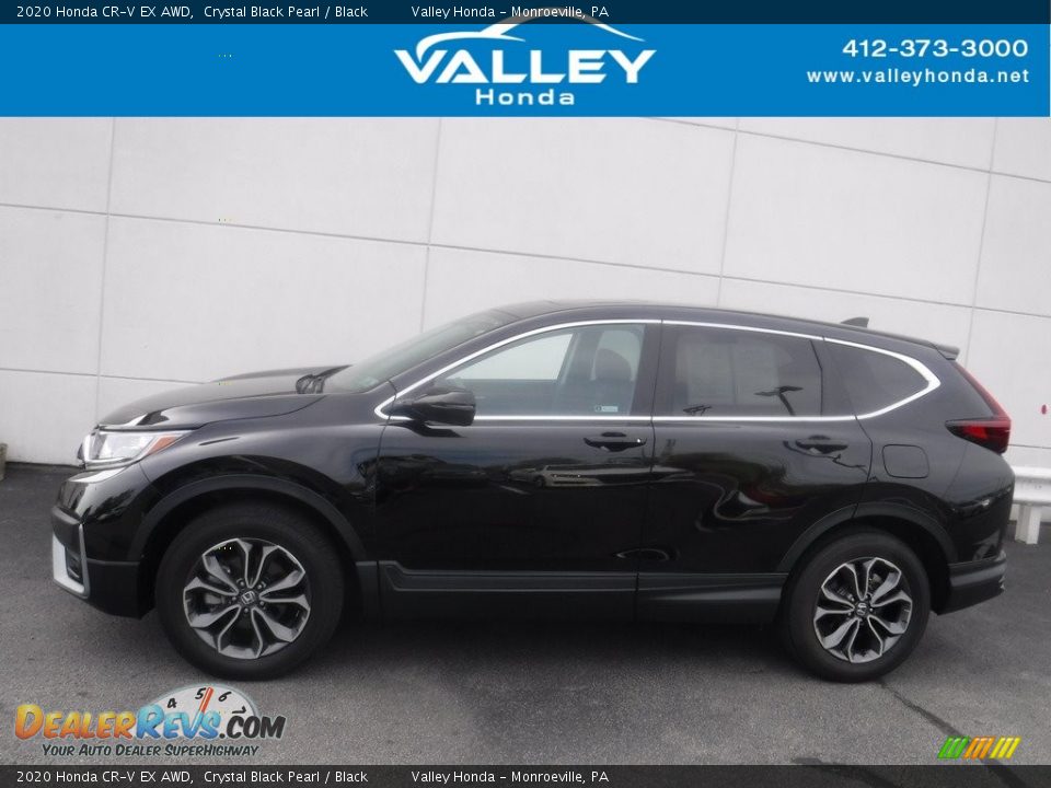2020 Honda CR-V EX AWD Crystal Black Pearl / Black Photo #2