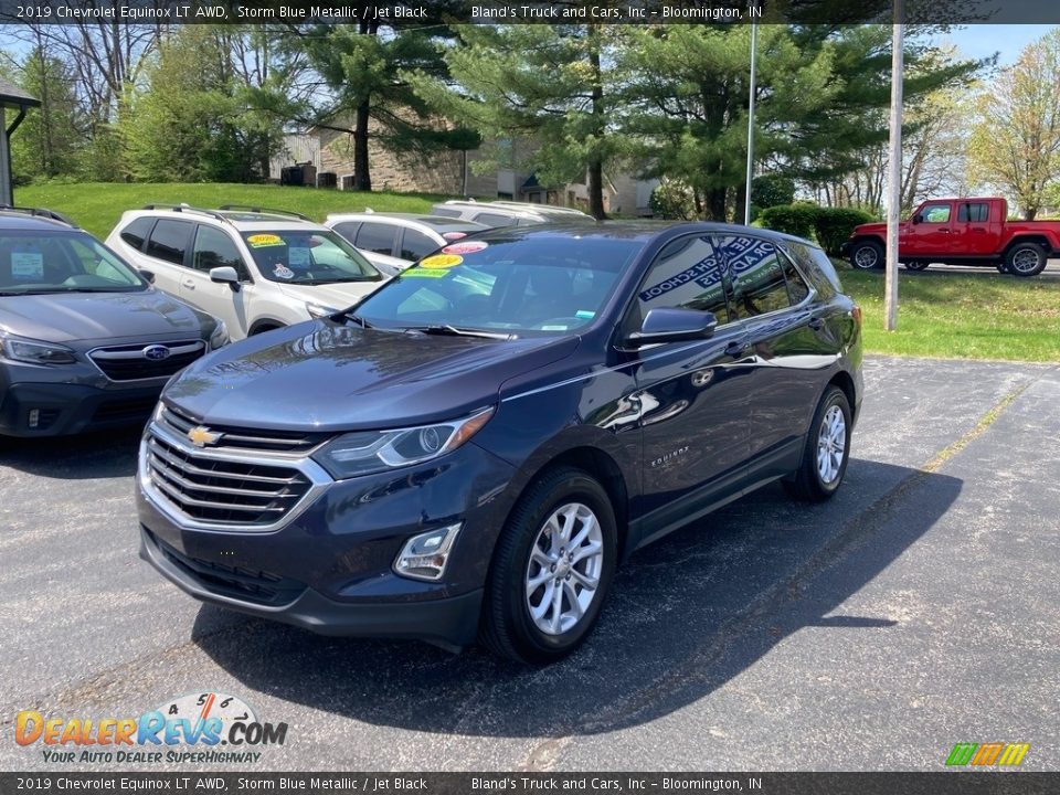 2019 Chevrolet Equinox LT AWD Storm Blue Metallic / Jet Black Photo #2