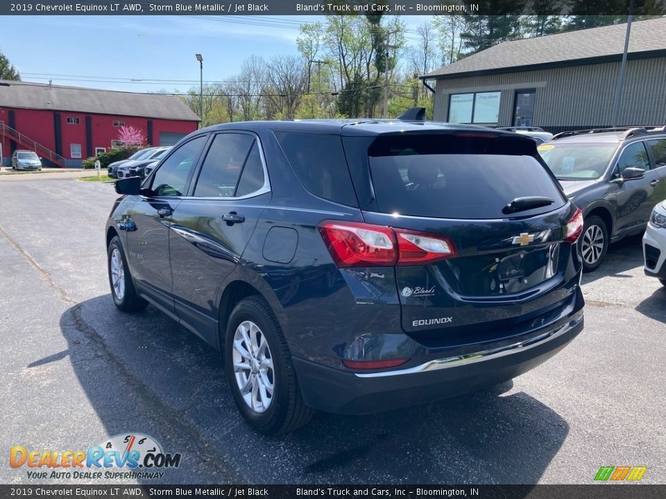 2019 Chevrolet Equinox LT AWD Storm Blue Metallic / Jet Black Photo #3