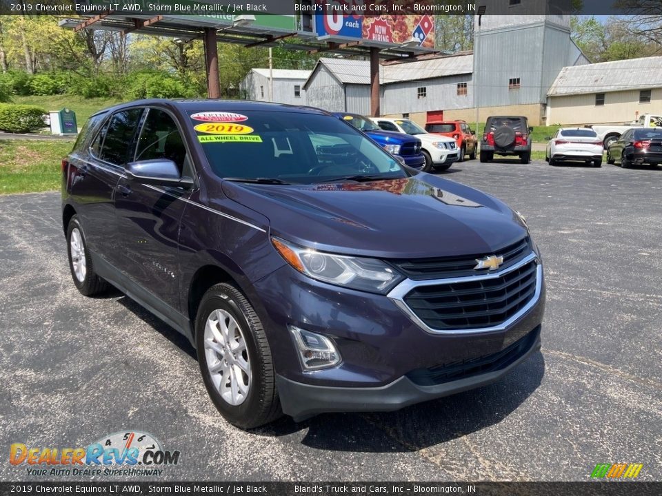 2019 Chevrolet Equinox LT AWD Storm Blue Metallic / Jet Black Photo #8