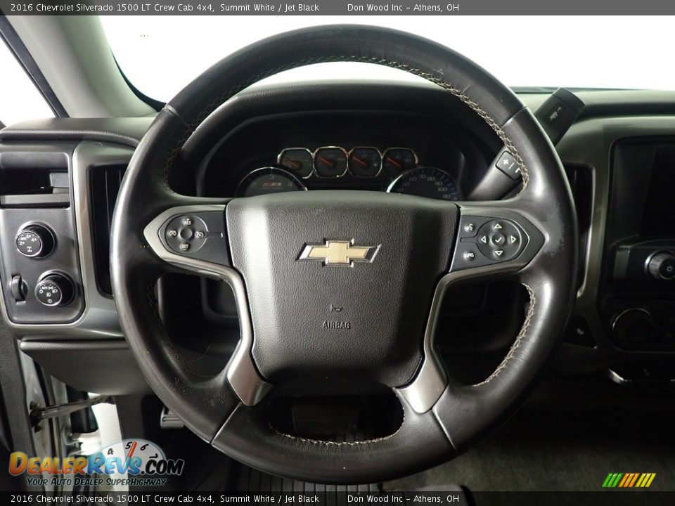 2016 Chevrolet Silverado 1500 LT Crew Cab 4x4 Summit White / Jet Black Photo #23