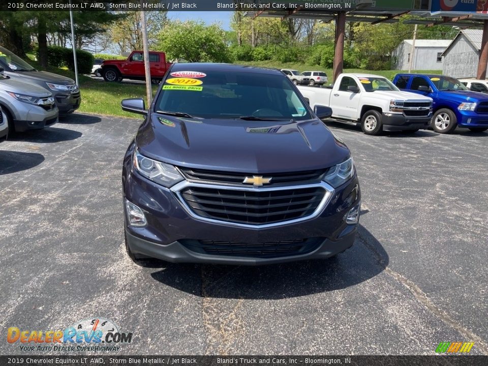 2019 Chevrolet Equinox LT AWD Storm Blue Metallic / Jet Black Photo #10