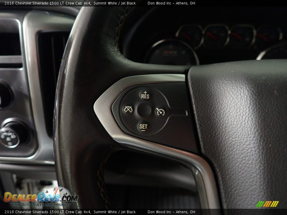 2016 Chevrolet Silverado 1500 LT Crew Cab 4x4 Summit White / Jet Black Photo #25