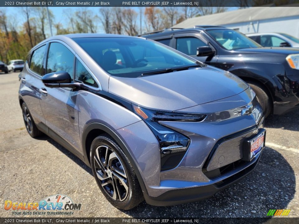 2023 Chevrolet Bolt EV LT Gray Ghost Metallic / Jet Black Photo #2