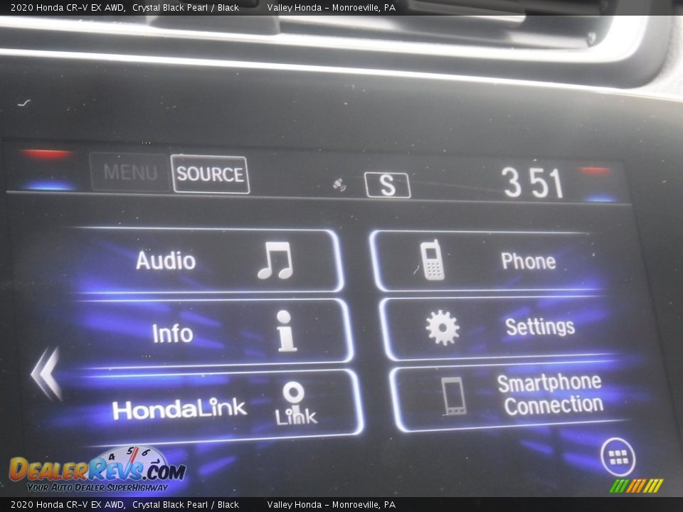 2020 Honda CR-V EX AWD Crystal Black Pearl / Black Photo #19