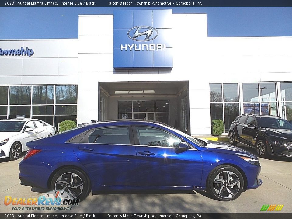 2023 Hyundai Elantra Limited Intense Blue / Black Photo #1
