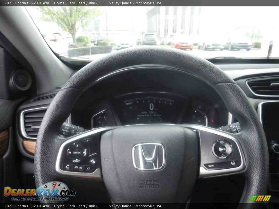 2020 Honda CR-V EX AWD Crystal Black Pearl / Black Photo #25