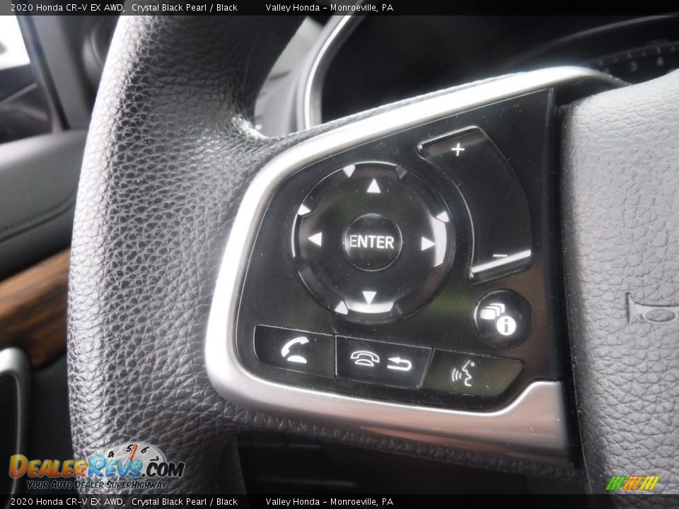 2020 Honda CR-V EX AWD Crystal Black Pearl / Black Photo #26