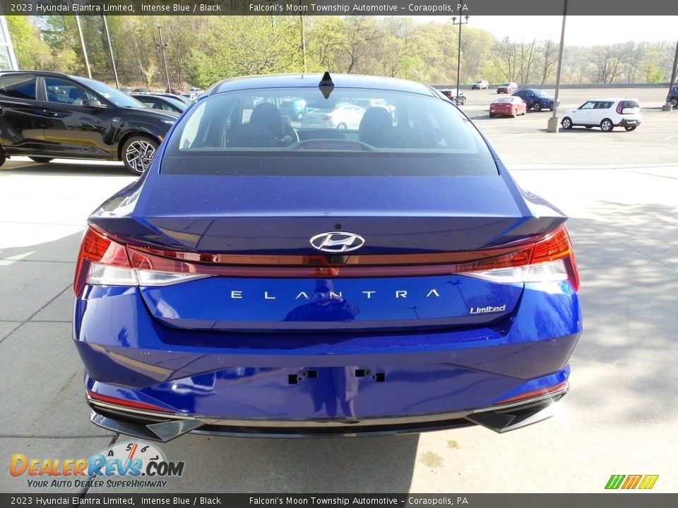 2023 Hyundai Elantra Limited Intense Blue / Black Photo #3