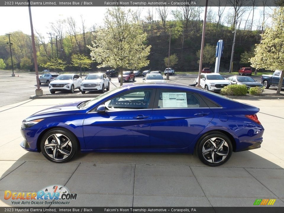 2023 Hyundai Elantra Limited Intense Blue / Black Photo #6