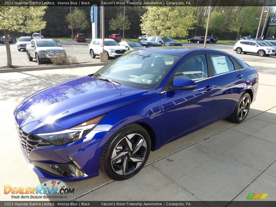 2023 Hyundai Elantra Limited Intense Blue / Black Photo #7