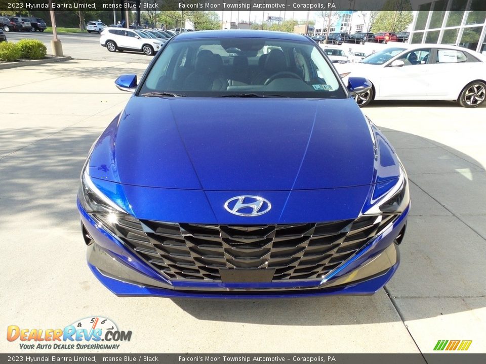 2023 Hyundai Elantra Limited Intense Blue / Black Photo #8