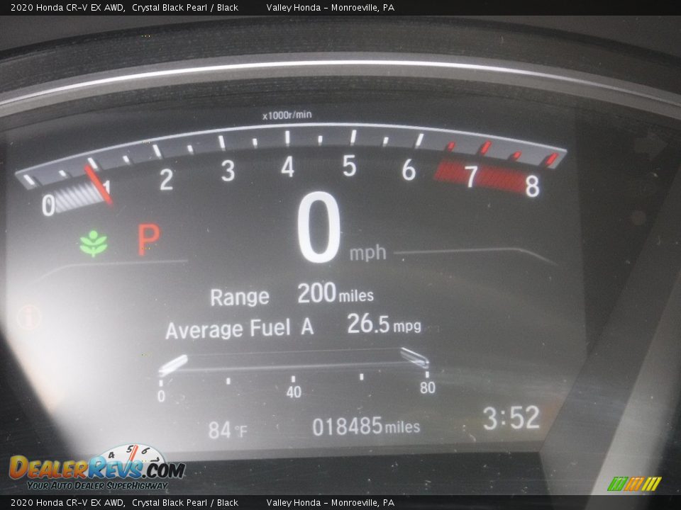 2020 Honda CR-V EX AWD Crystal Black Pearl / Black Photo #34