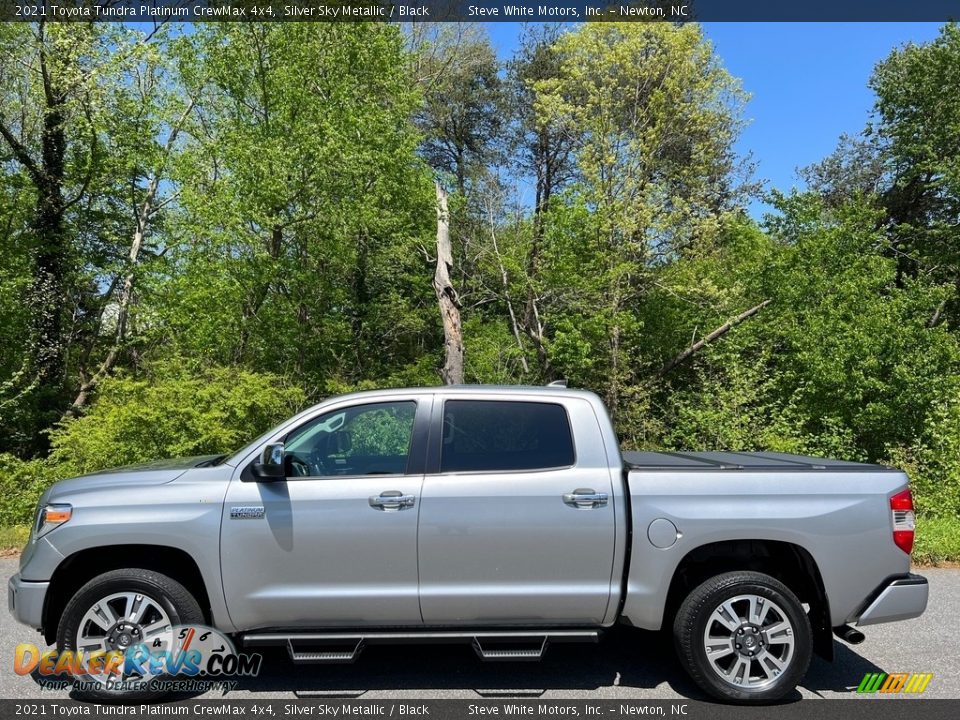 2021 Toyota Tundra Platinum CrewMax 4x4 Silver Sky Metallic / Black Photo #1