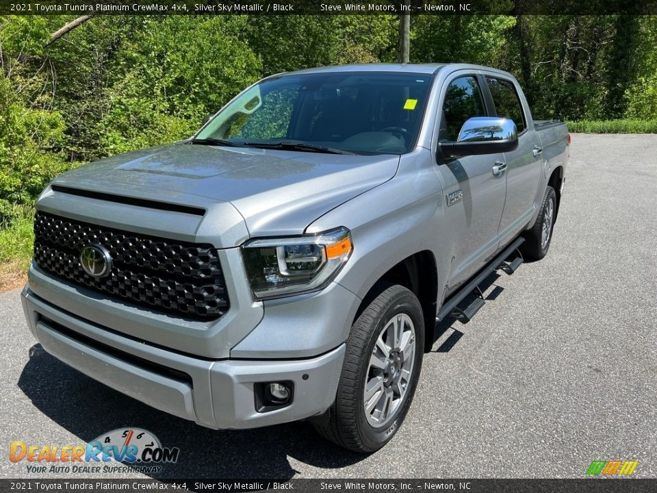 2021 Toyota Tundra Platinum CrewMax 4x4 Silver Sky Metallic / Black Photo #3