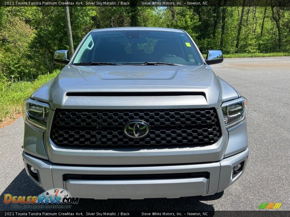 2021 Toyota Tundra Platinum CrewMax 4x4 Silver Sky Metallic / Black Photo #4