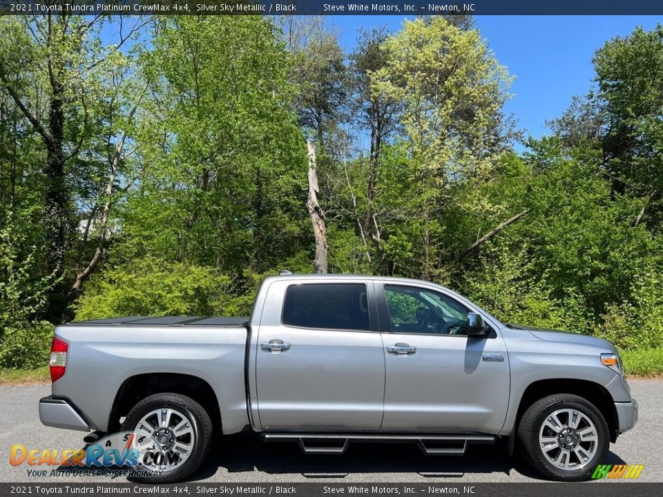 Silver Sky Metallic 2021 Toyota Tundra Platinum CrewMax 4x4 Photo #6