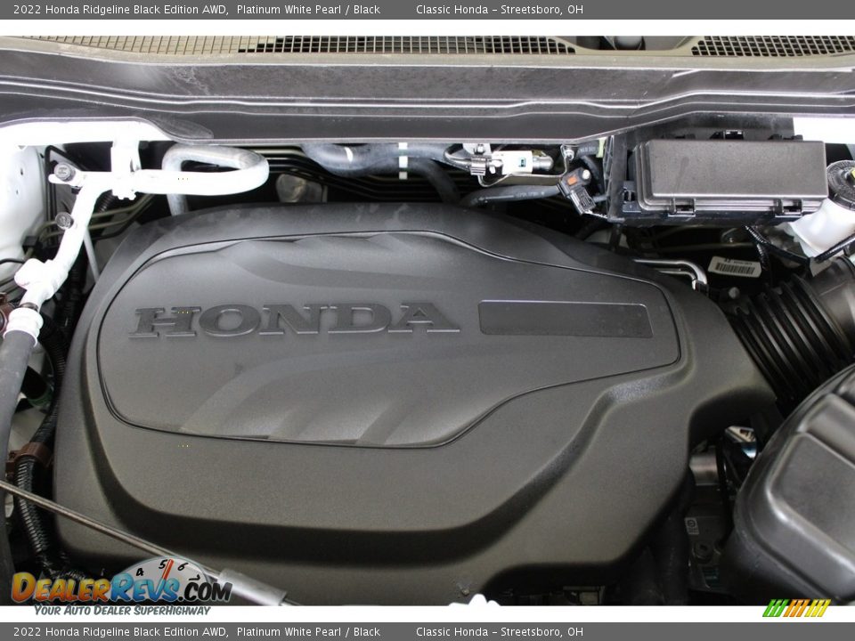 2022 Honda Ridgeline Black Edition AWD Platinum White Pearl / Black Photo #4