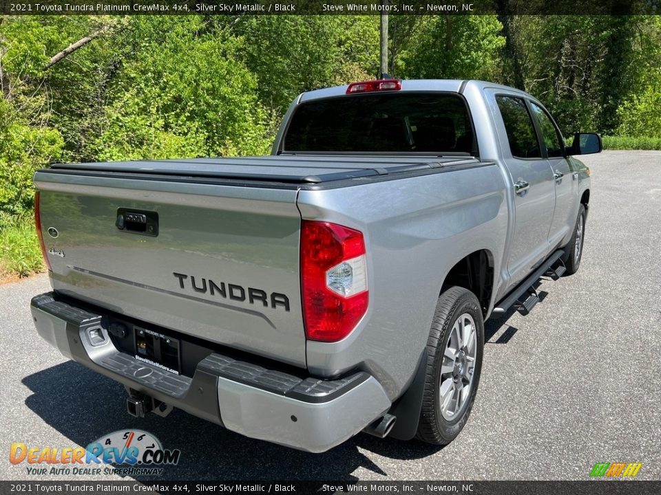 2021 Toyota Tundra Platinum CrewMax 4x4 Silver Sky Metallic / Black Photo #7
