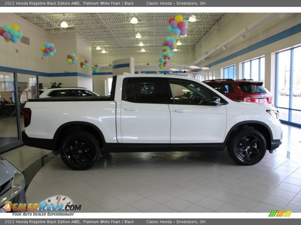 2022 Honda Ridgeline Black Edition AWD Platinum White Pearl / Black Photo #7
