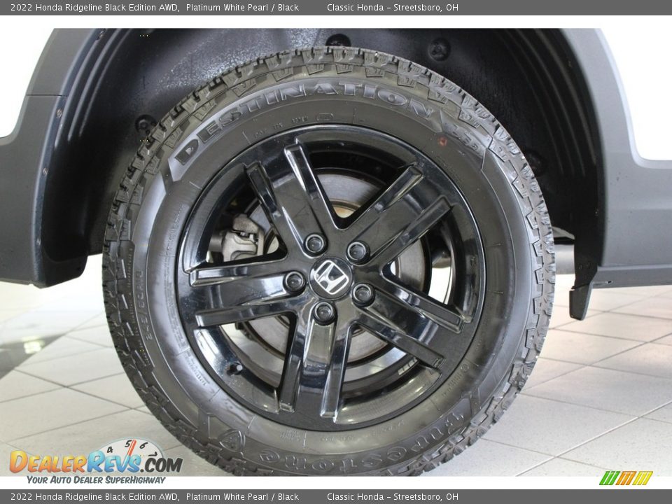 2022 Honda Ridgeline Black Edition AWD Platinum White Pearl / Black Photo #8