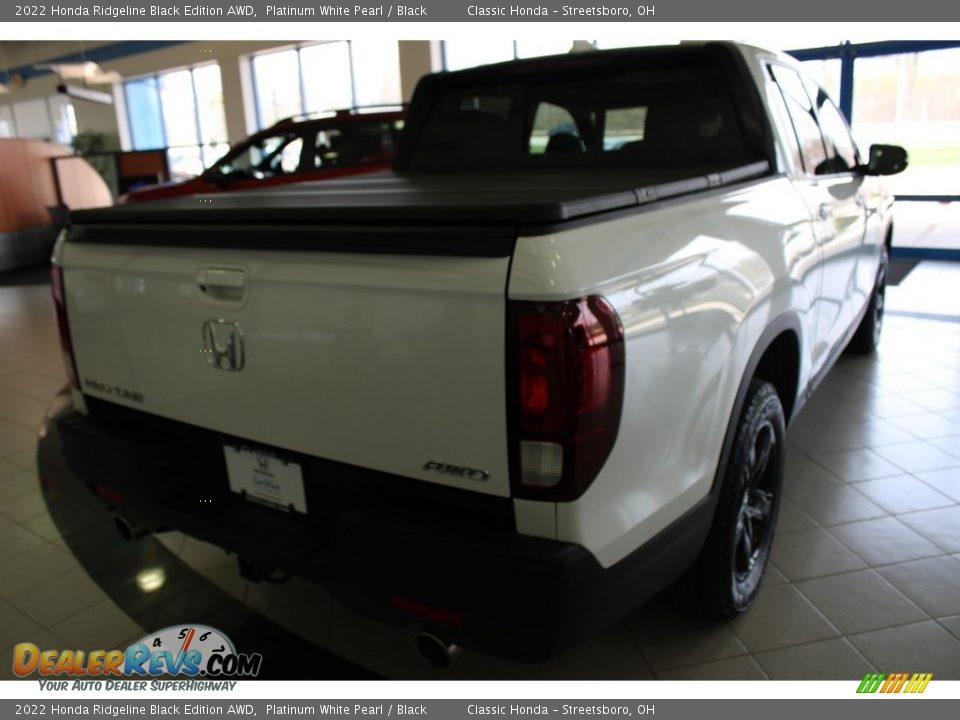 2022 Honda Ridgeline Black Edition AWD Platinum White Pearl / Black Photo #9
