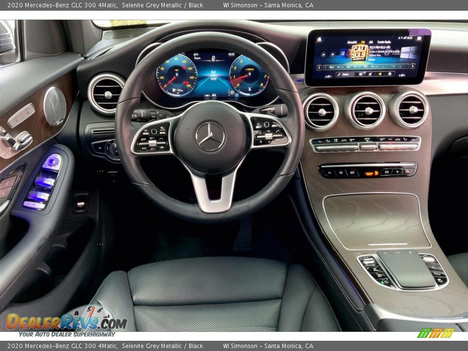 2020 Mercedes-Benz GLC 300 4Matic Selenite Grey Metallic / Black Photo #4