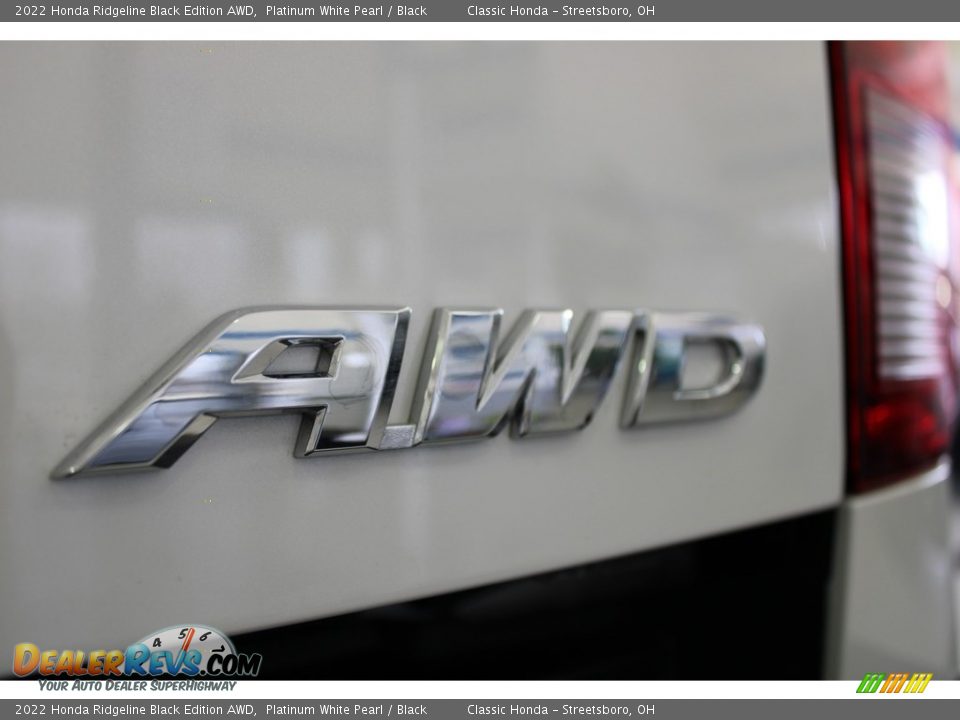 2022 Honda Ridgeline Black Edition AWD Platinum White Pearl / Black Photo #11