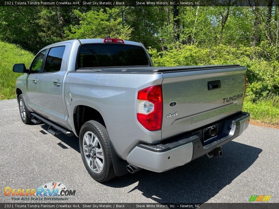 2021 Toyota Tundra Platinum CrewMax 4x4 Silver Sky Metallic / Black Photo #12