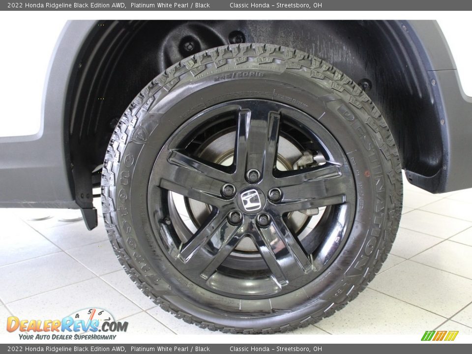 2022 Honda Ridgeline Black Edition AWD Platinum White Pearl / Black Photo #13