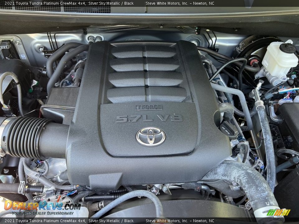 2021 Toyota Tundra Platinum CrewMax 4x4 5.7 Liter i-Force DOHC 32-Valve VVT-i V8 Engine Photo #13
