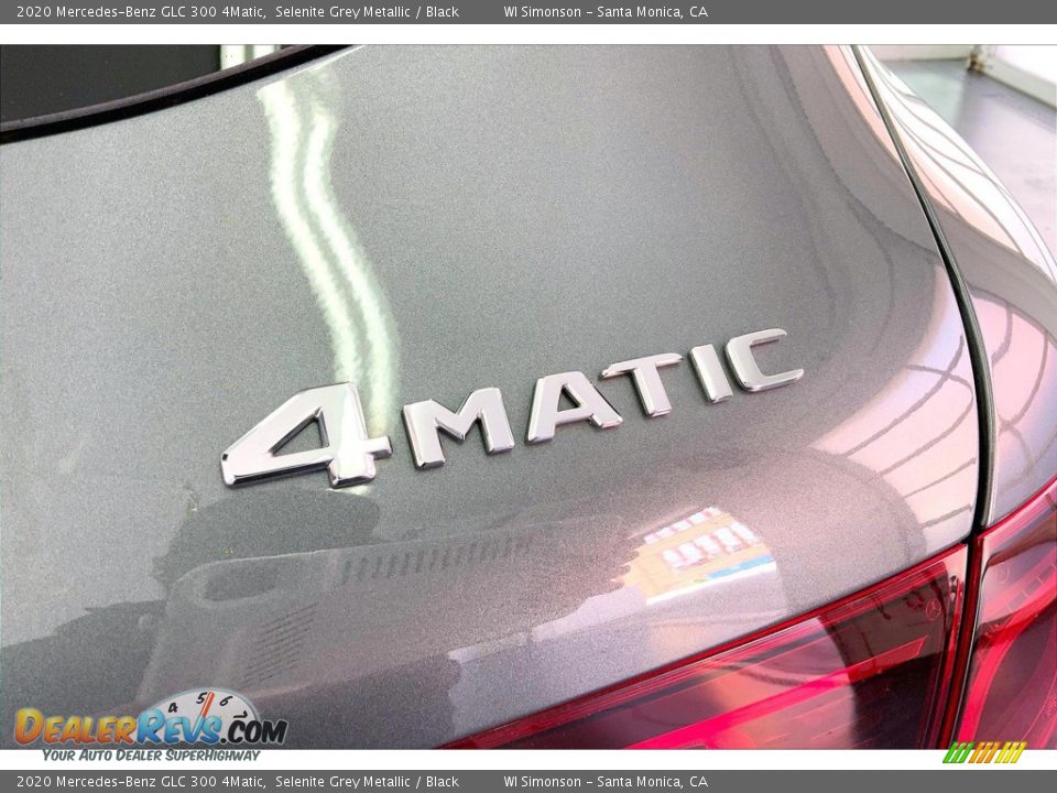 2020 Mercedes-Benz GLC 300 4Matic Selenite Grey Metallic / Black Photo #7