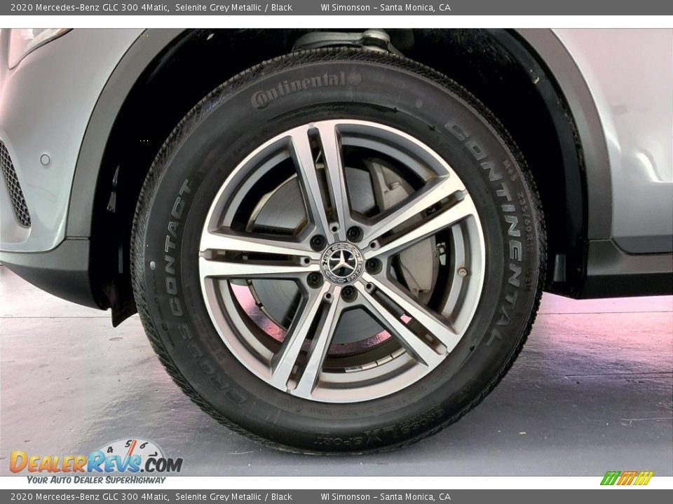 2020 Mercedes-Benz GLC 300 4Matic Selenite Grey Metallic / Black Photo #8