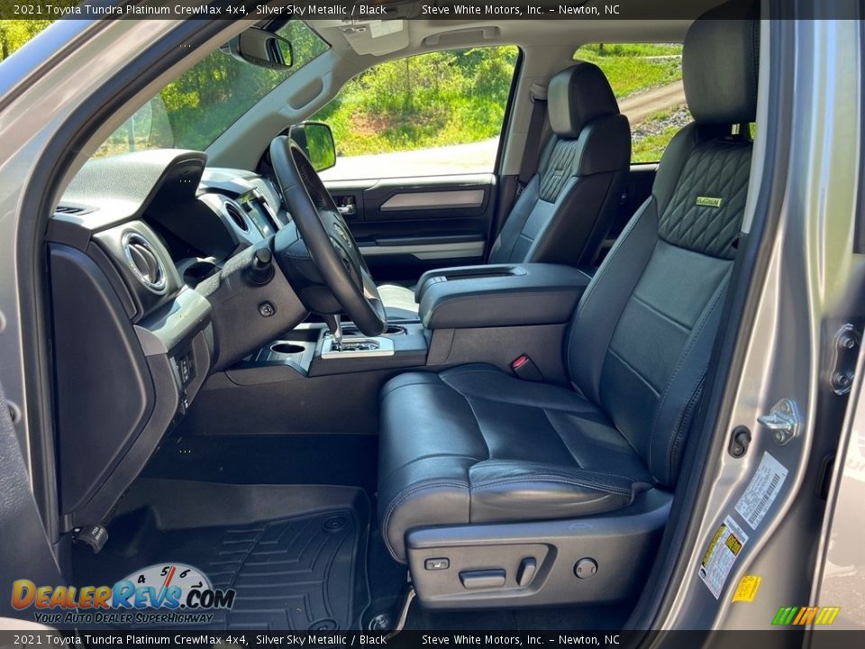 Front Seat of 2021 Toyota Tundra Platinum CrewMax 4x4 Photo #14