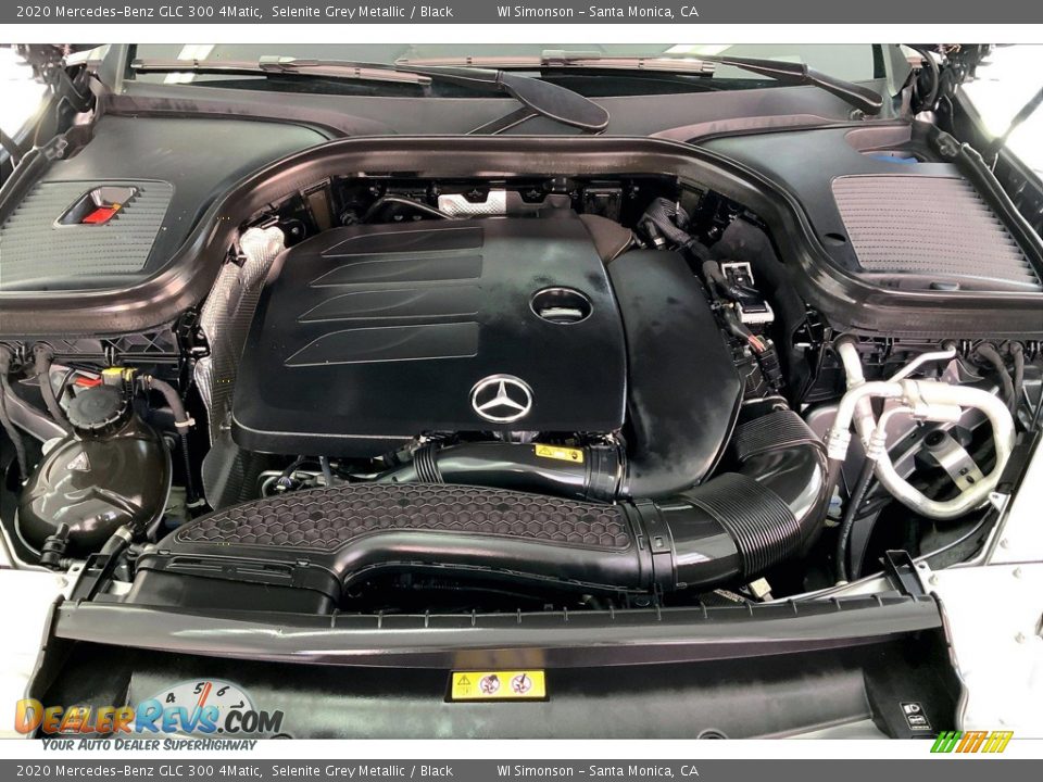 2020 Mercedes-Benz GLC 300 4Matic Selenite Grey Metallic / Black Photo #9