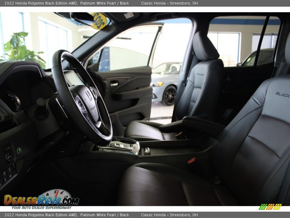 2022 Honda Ridgeline Black Edition AWD Platinum White Pearl / Black Photo #18
